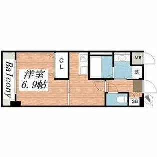 St.HILLS(セントヒルズ)【7階】の間取り