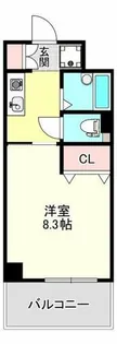 アビィ・ロード【6階】の間取り