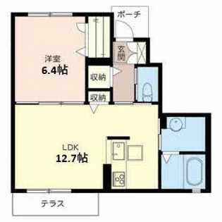 シャーメゾン ヴィバーチェ【0101号室】の間取り
