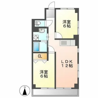 第3フクマルビル【7階】の間取り