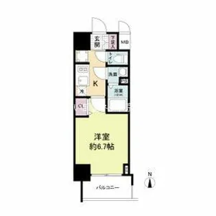 ArtizA淡路【11階】の間取り