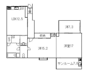 伽羅【2階】の間取り