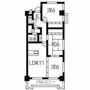ビューパレー味美【201号室】の間取り