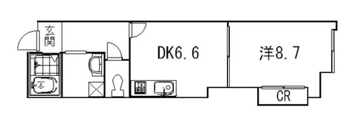 伽羅【3階】の間取り