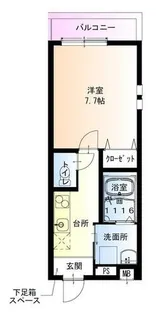 大阪府大阪市平野区長吉長原4丁目【アパート】の間取り