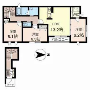 ブエナ レラシオン【0201号室】の間取り