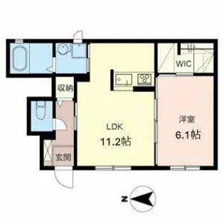 グレイシャス春日【0102号室】の間取り