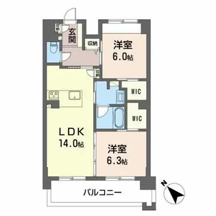 Roothill 10【0802号室】の間取り