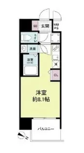 セレニテ十三ミラク【5階】の間取り