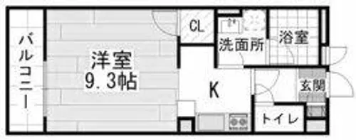 フェールブリエ企救丘【1階】の間取り