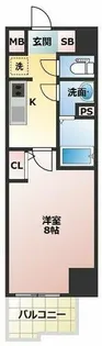 PHOENIX新大阪【8階】の間取り