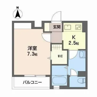 ベレオ大宮【0202号室】の間取り