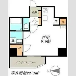 ミハス瑞穂通【9階】の間取り