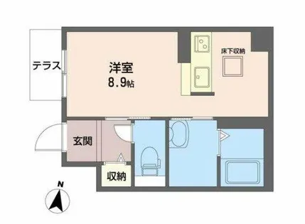 ライトハウス川合【101号室】の間取り
