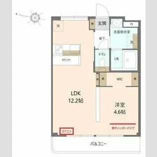 サンテラス226【103号室】の間取り