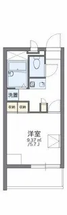 レオパレスアルミックⅡ【201号室】の間取り