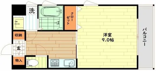 ロジュマン松原【7階】の間取り