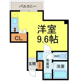 リエス千代田橋【4階】の間取り