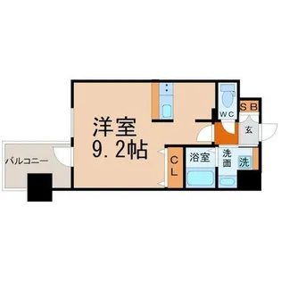 1Rの間取り画像