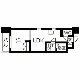 プラージュ大曽根【1階】の間取り