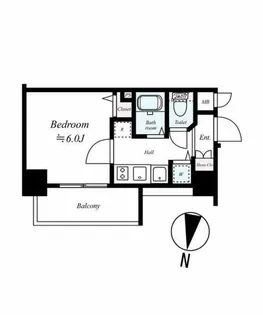 プレサンス梅田北パワーゲート【5階】の間取り