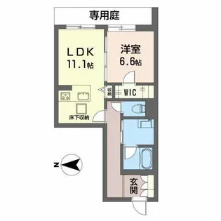 モノリスKG55【0106号室】の間取り