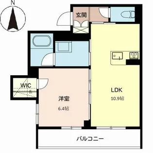 レフィシア西院【0202号室】の間取り