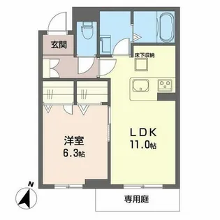Grand Hearths 5【1階】の間取り