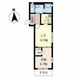 シャーメゾン鈴蘭台駅前【0101号室】の間取り