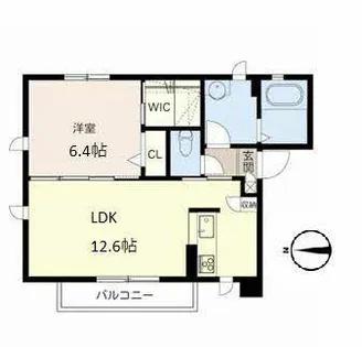 シャーメゾン希【0201号室】の間取り