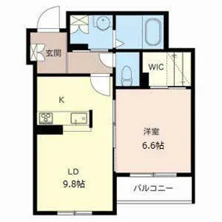 シャーメゾン フェリーチェ【0202号室】の間取り