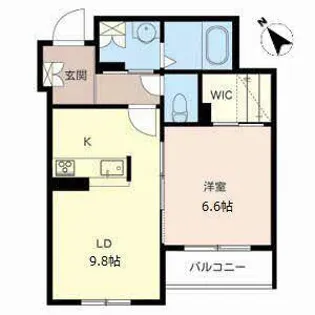 シャーメゾン フェリーチェ【0202号室】の間取り
