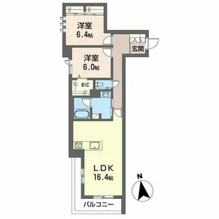 グランシード【0302号室】の間取り
