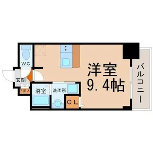 プレサンスNAGOYA桜通ビッグビート【8階】の間取り