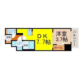 メイクス上前津IV【11階】の間取り