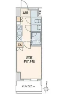 リヴシティ栄弐番館【8階】の間取り