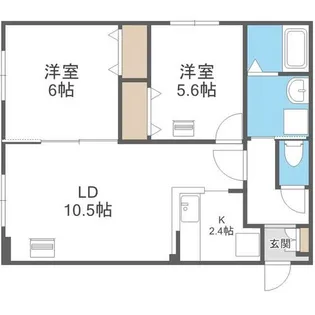 Pionnier琴似【1階】の間取り