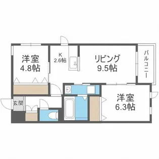 フィオラノセレッソ【3階】の間取り