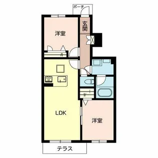 シャーメゾン エリオント【0105号室】の間取り