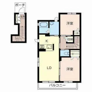 シャーメゾンゴンロク【0203号室】の間取り