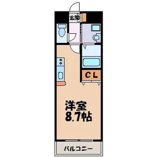 パセオ吹上【1階】の間取り