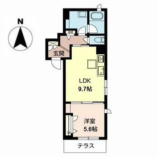 ShaMaison Ricco【0102号室】の間取り