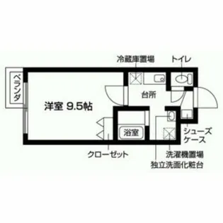 Peaceful朱雀【4階】の間取り