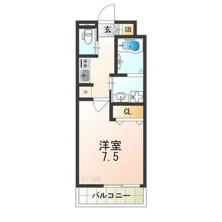 H-maison歌島橋Ⅲ【3階】の間取り