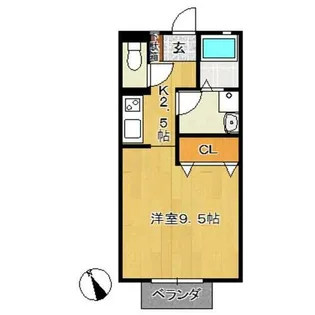 モントレ【1階】の間取り