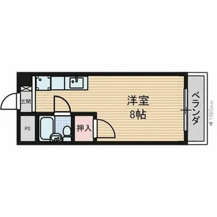 サンメゾン西春【402号室】の間取り