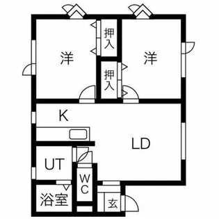 アートリッチヒルズ【201号室】の間取り