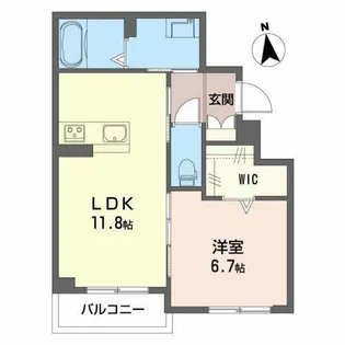 レジデンス蔵四季【0303号室】の間取り