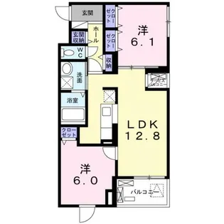 ブルーム国分【3階】の間取り