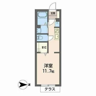 ハミングバード【0102号室】の間取り